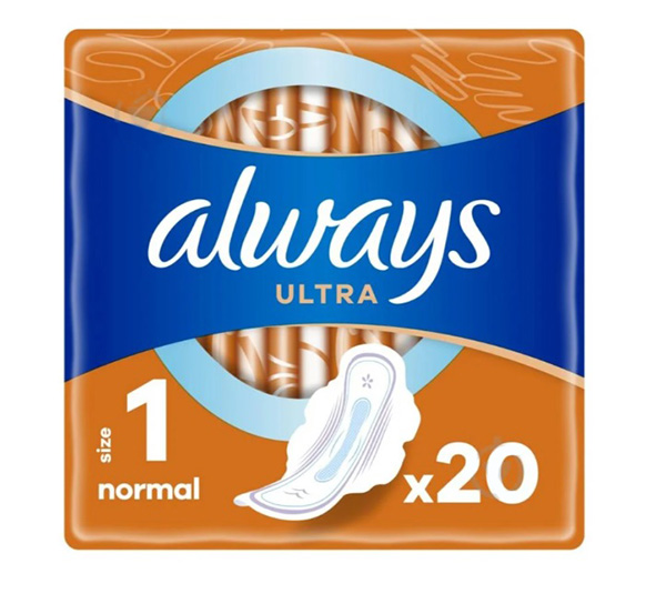 Прокладки гігієнічні Always Ultra Normal (Розмір 1) 20 шт.