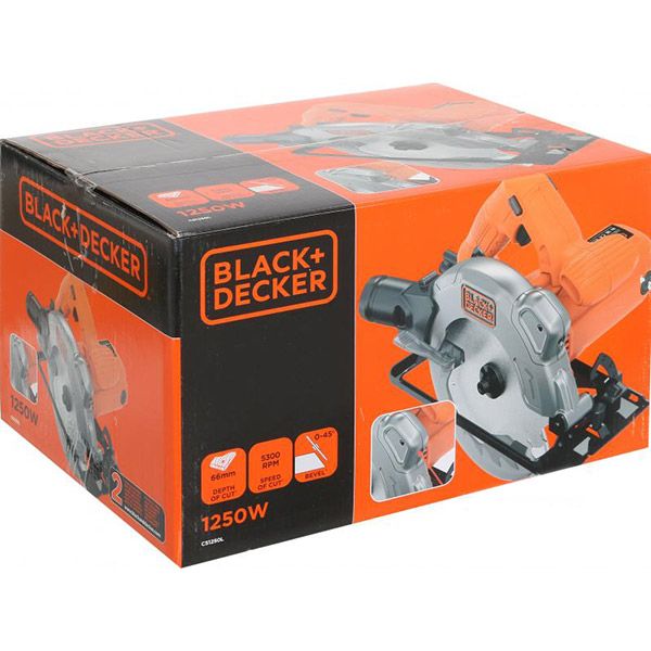 Пилка дискова Black+Decker CS1250L