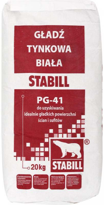 Шпаклівка STABILL PG-41 20 кг