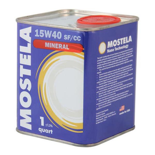 Масло моторное Mostela 15W-40 SF/CC 0.95 л