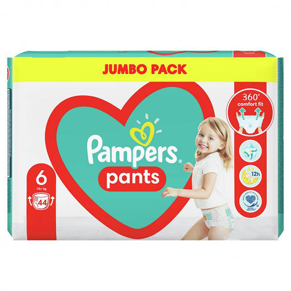 Подгузники-трусики Pampers Pants Extra Large 15+ кг 44 шт.