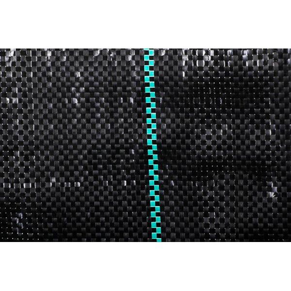 Агроволокно 85 г / кв.м, 1,6х50м, цвет черный с зеленой полоской