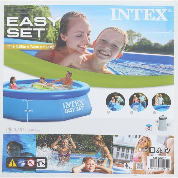Бассейн надувной Intex Easy Set арт. 28122 круглый (305x76 см)