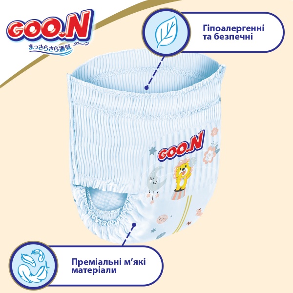 Подгузники-трусики Goon Premium Soft 9-14 кг 4 (L) 44 шт.