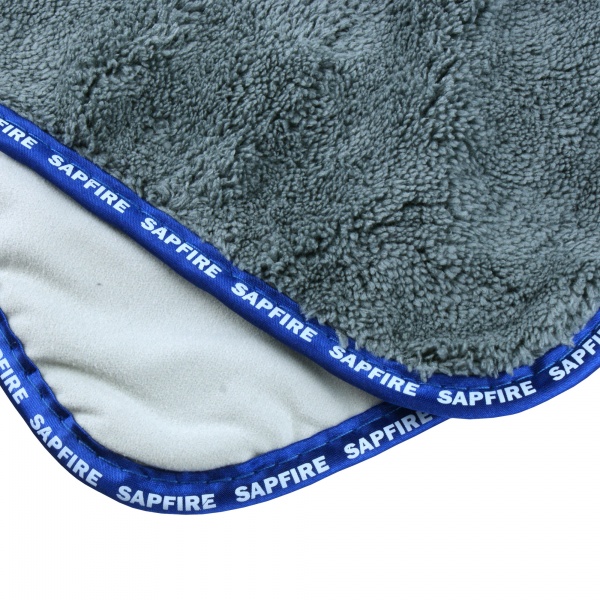 Салфетка двусторонняя из микрофибры и искусственной замши 35x40 см Sapfire 2 in 1 Microfiber Dust&Polish Cloth SA-226 1 шт.