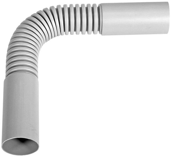 Поворот труба-труба ОМиС гибкий гофрированный D20 мм 