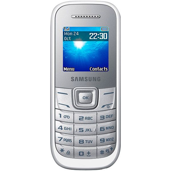 Телефон мобильный Samsung E1200 white