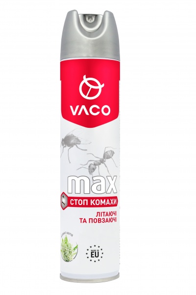 Аэрозоль VACO MAX от летающих и ползающих насекомых 300 мл 