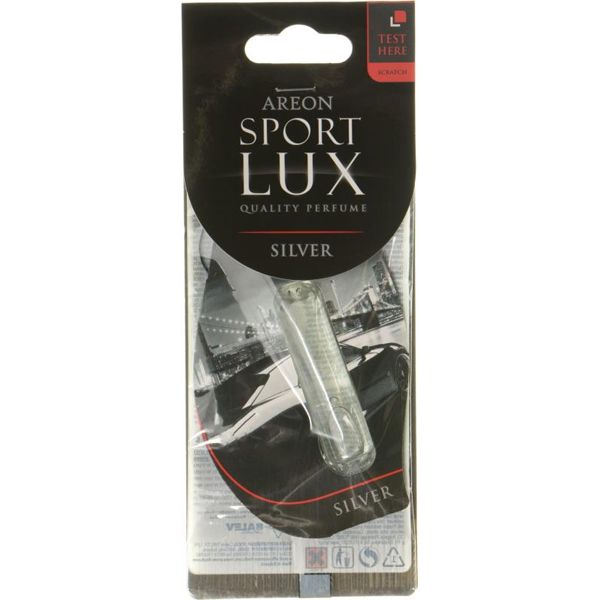 Ароматизатор підвісний  АРЕОН sport lux silver