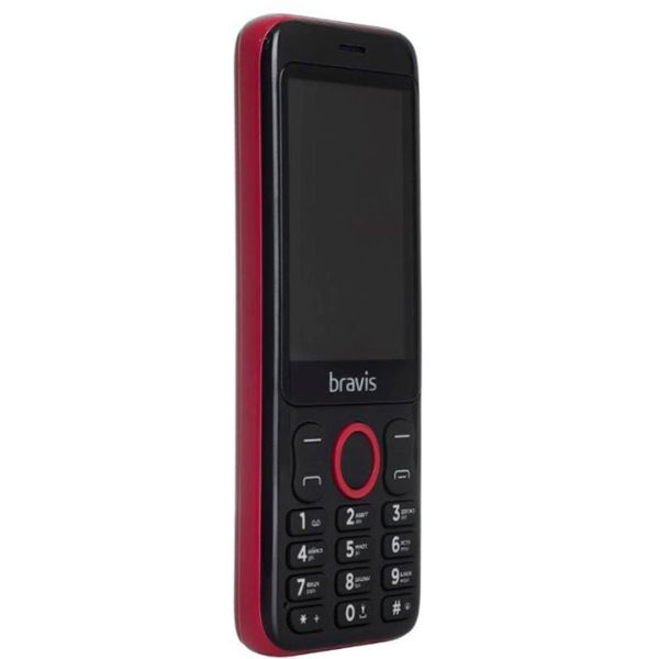Телефон мобільний Bravis C281 Wide red