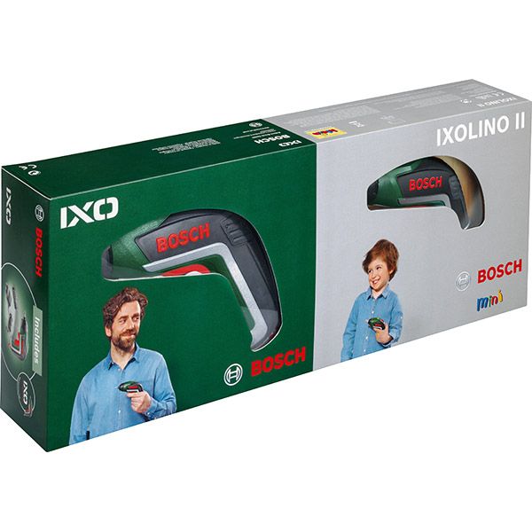 Отвертка аккумуляторная Bosch IXO V Basic + игрушечный шуруповерт IXO Lino (06039A800K)