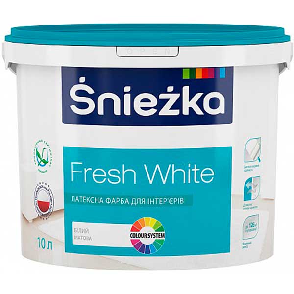 Краска Sniezka Fresh White 1.4 кг
