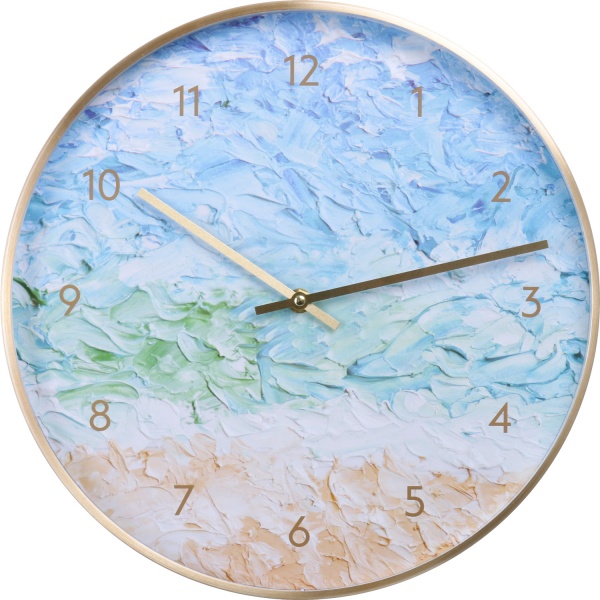Часы настенные Sea голубой d33,4 см O52094 Optima