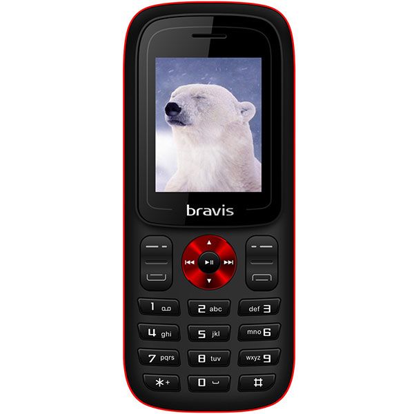 Телефон мобильный Bravis C180 Jingle black