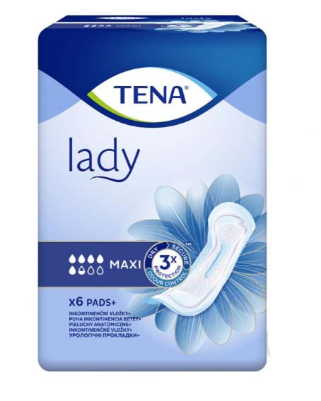 Прокладки урологічні Tena Lady Maxi maxi 6 шт.