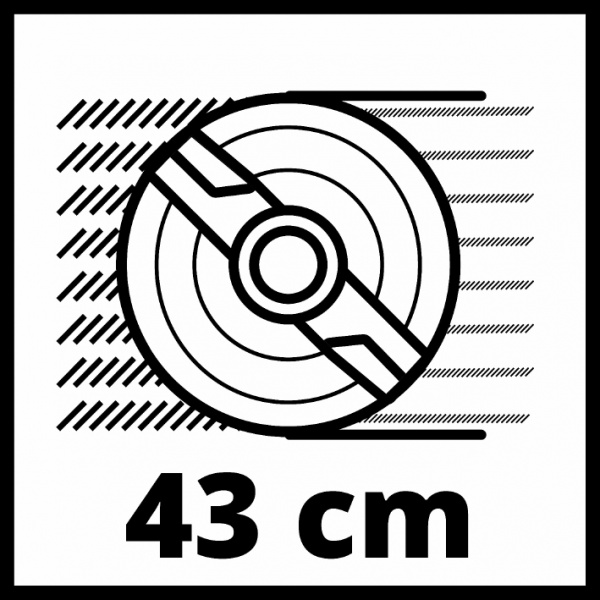 Газонокосилка аккумуляторная Einhell GE-CM 36/43 Li M - Solo (3413246)
