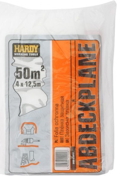 Пленка защитная Hardy 7 мкм 4000 мм x 12,5 м 0400-070412