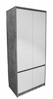 Шкаф для одежды Aqua Rodos LOFT белый / серый 