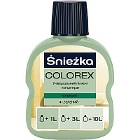 Пигмент Sniezka Colorex зеленый 100 мл