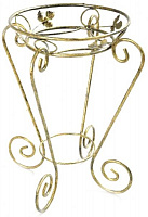 Подставка Ferrum Decor Стойка декоративная средняя 1 38x60 см золотой 