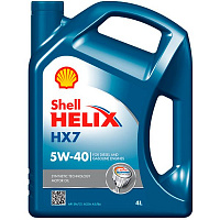 Моторное масло SHELL Helix HX7 5W-40 4 л (550021779)