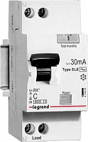 Дифференциальный автомат Legrand RX3 1P+N C 32A 30mA AC 419402