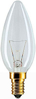 Лампа накаливания Philips свеча 40 Вт E14 220 В прозрачная