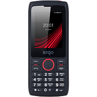 Телефон мобильный Ergo F247 Flash black Dual Sim