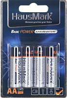 Батарейка HausMark Basic Power AA 4 шт. (MST-AL4АА) 