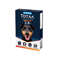 Таблетки противогельминтные SUPERIUM Тотал для собак 2-8 кг 9122