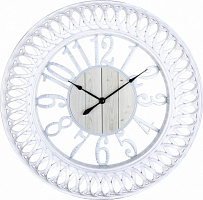 Часы настенные Ticker белый с узором55,5x43,5 см