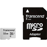 Карта памяти Transcend microSDHC 32 ГБ TS32GUSD300S-A