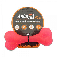 Игрушка для собак AnimAll Кость 12 см коралловая 88113