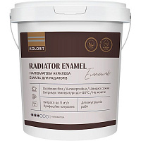Эмаль акриловая Kolorit для радиаторов Radiator Enamel база А белый полумат 0,9л