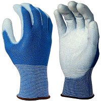 Перчатки Reis с покрытием полиуретан XL (10) RnyPu Blue