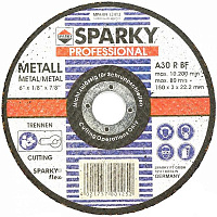 Круг отрезной по металлу Sparky  150x3,0x22,2 мм