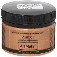 Декоративная краска Amber акриловая бронза 0.1кг
