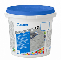 Фуга Mapei поліуретанова полімерна на водній основі Keragrout 1C 5 кг відро титан 