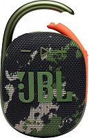 Портативная колонка JBL® Clip 4 1.1 green camo (JBLCLIP4SQUAD)