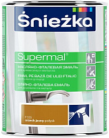Эмаль Sniezka масляно-фталевая Supermal орех светлый глянец 0,8л