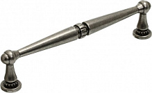Мебельная ручка 128 мм матовый античный никель MVM D-1015-128 MAN