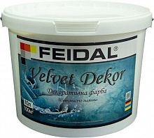 Декоративная краска Feidal Velvet Dekor матовий перламутровый 10 л