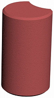 Столбик Золотой Мандарин фигурный круглый красный 80х250х67