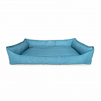 Лежак PETBED Mix Комфорт XL 110x70x27 см голубой