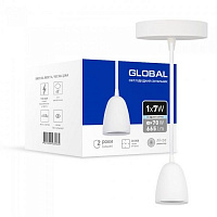 Светильник светодиодный Global GPL-01C 4100K 1x7 Вт белый 