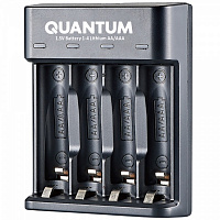 Зарядное устройство Quantum для Lithium 1.5V аккум. AA/AAA 4-slot (USB) 1 шт. (QM-BC3040) 