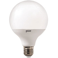 Лампа світлодіодна Gauss Black 105102116 16 Вт G95 матова E27 220 В 3000 К