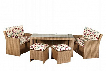 Комплект мебели Прованс Макси бежево-коричневый 
