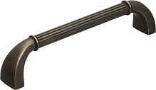 Ручка-скоба 128 мм матовая темная античная бронза MVM D-1012-128 MBAB