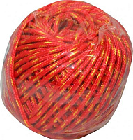 Шнур полипропиленовый 5 мм 30 м красно-желтый 0,1 кг